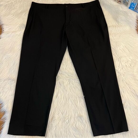 NWT Nike Dri Fit Flex Performance Golf Men's Pants Size 54 Unhemmed Black - Picture 1 of 8